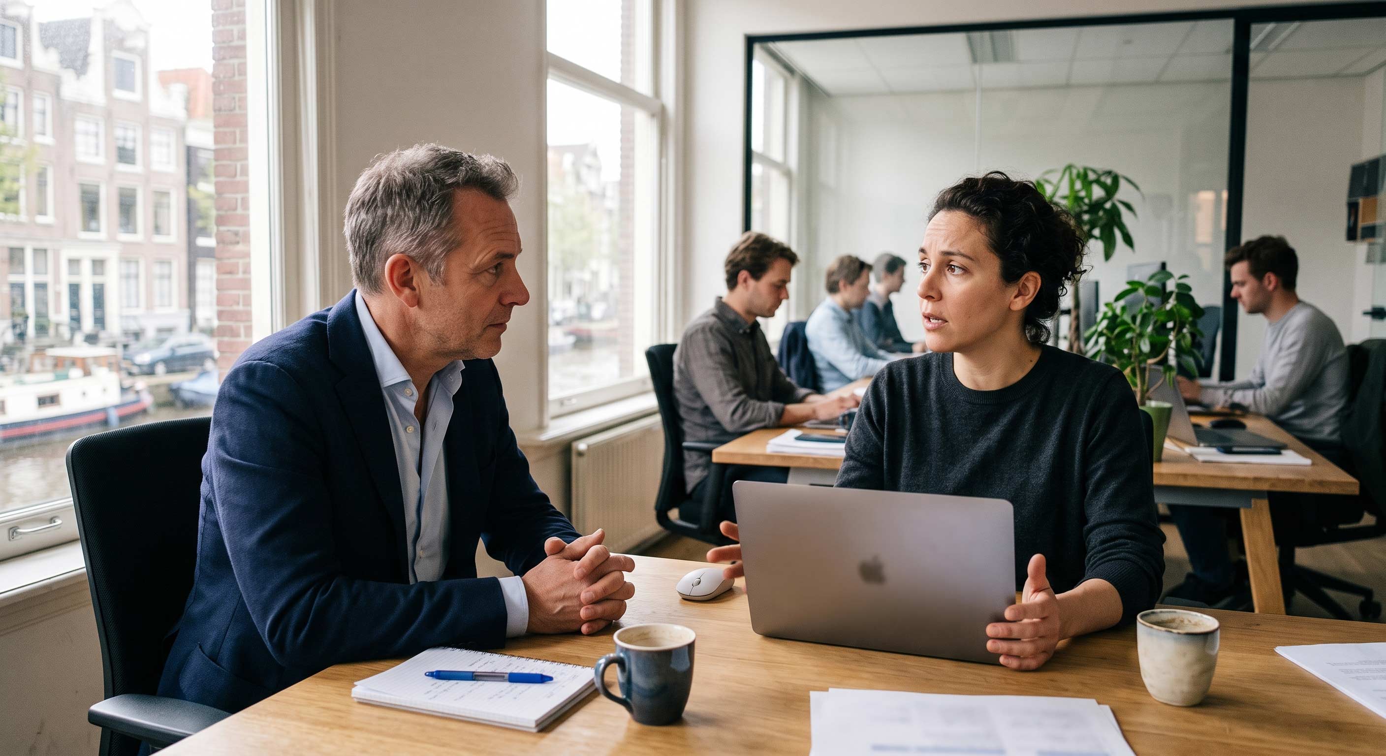 An investor across the table from a founder who cannot explain the sell.